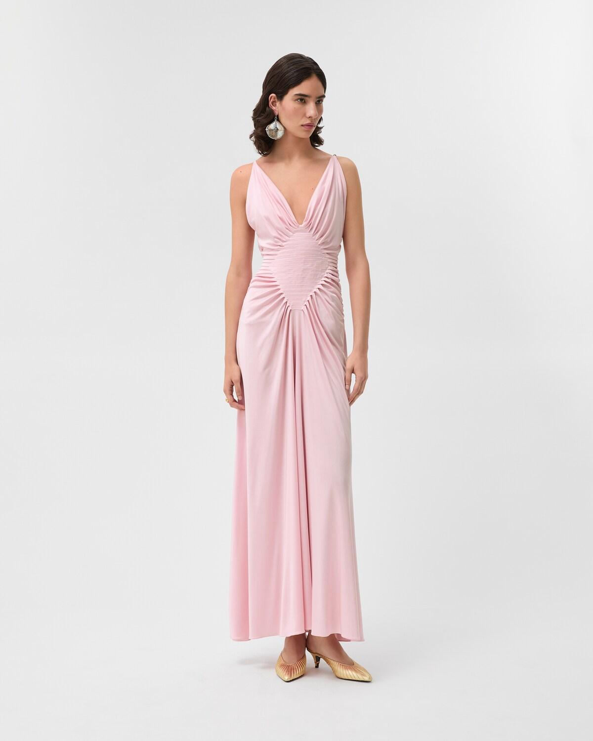 Viscose-Jersey Draped Gown - Image 2