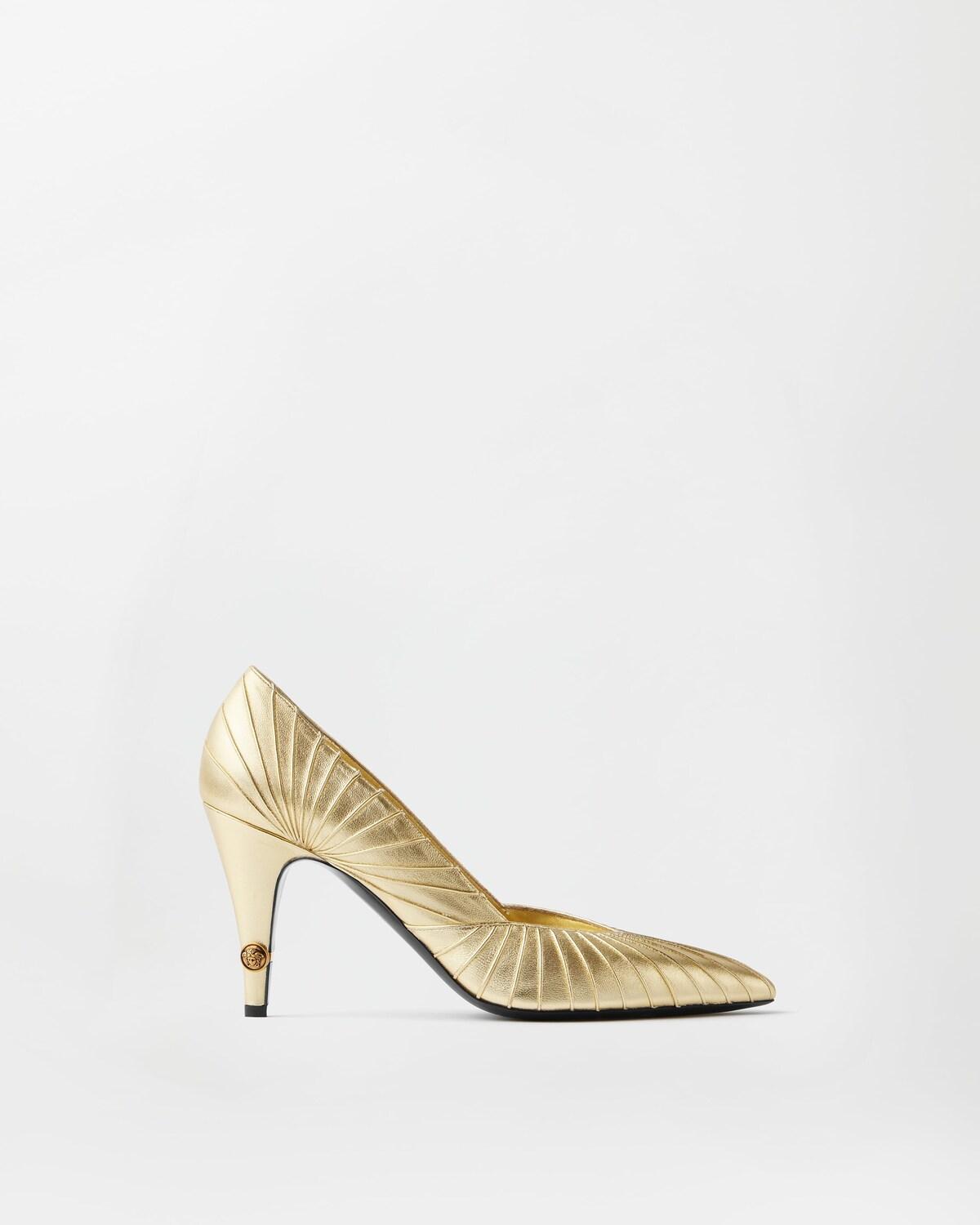 Gianni Metallic Nappa Pumps 90 mm