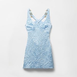 Silk Cady Satin Mini Dress