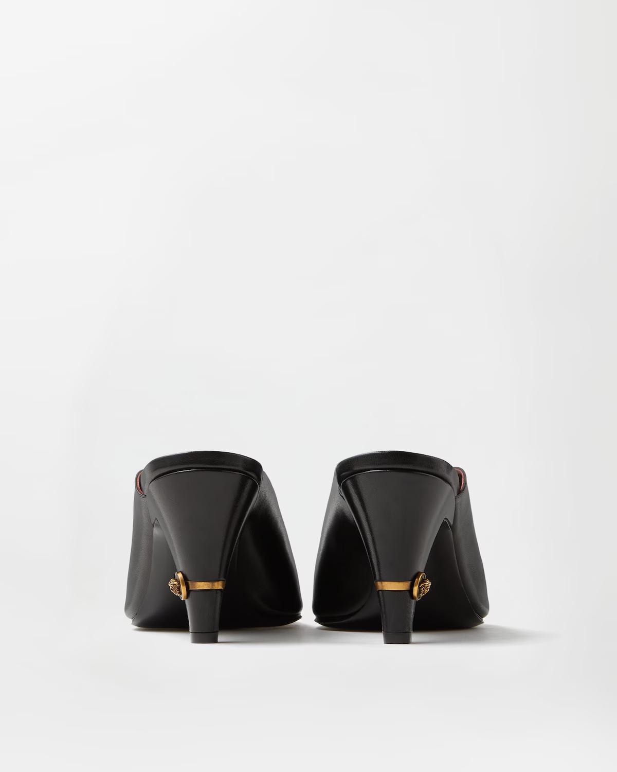Giulietta Leather Mules 80 mm - Image 4