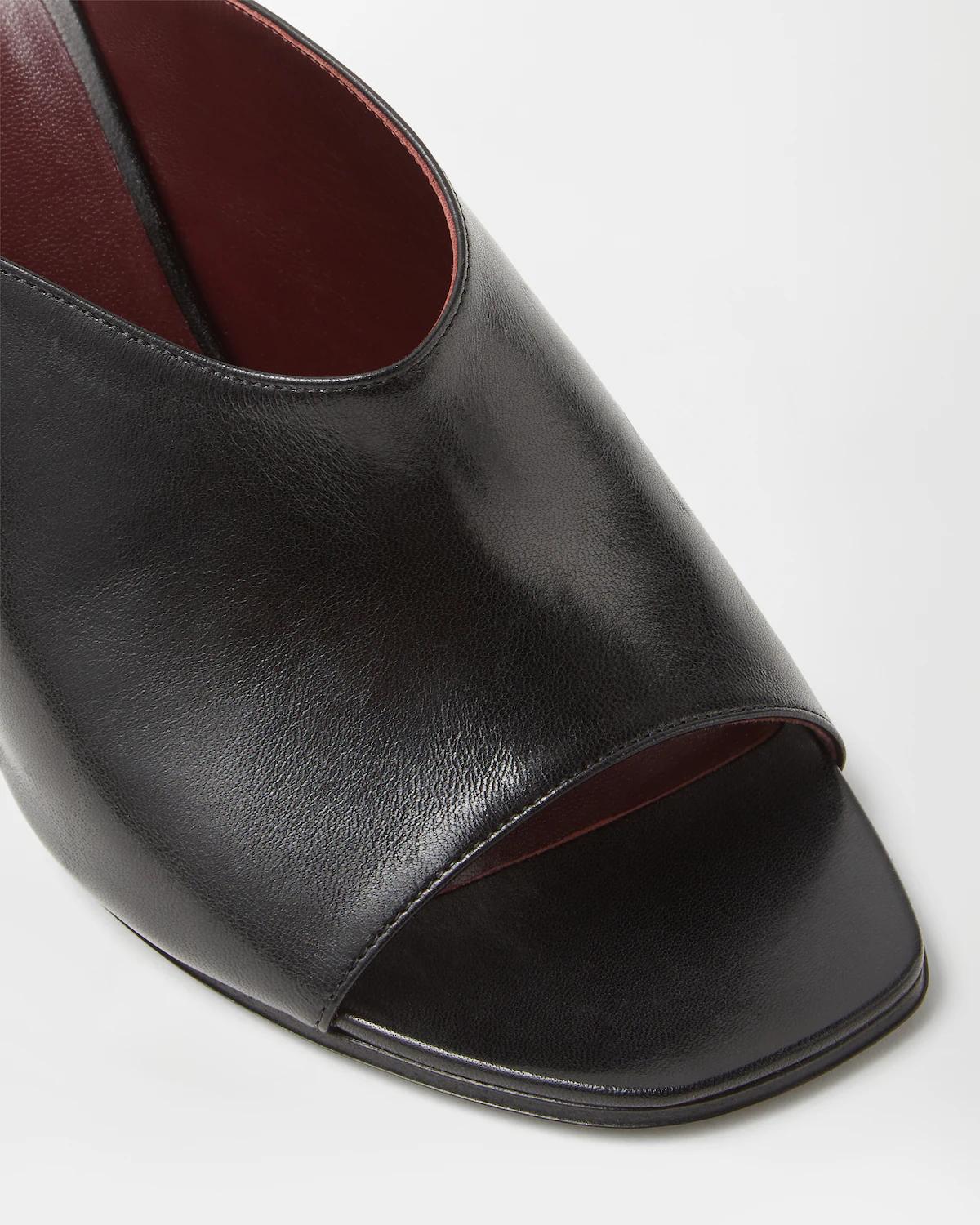 Giulietta Leather Mules 80 mm - Image 5