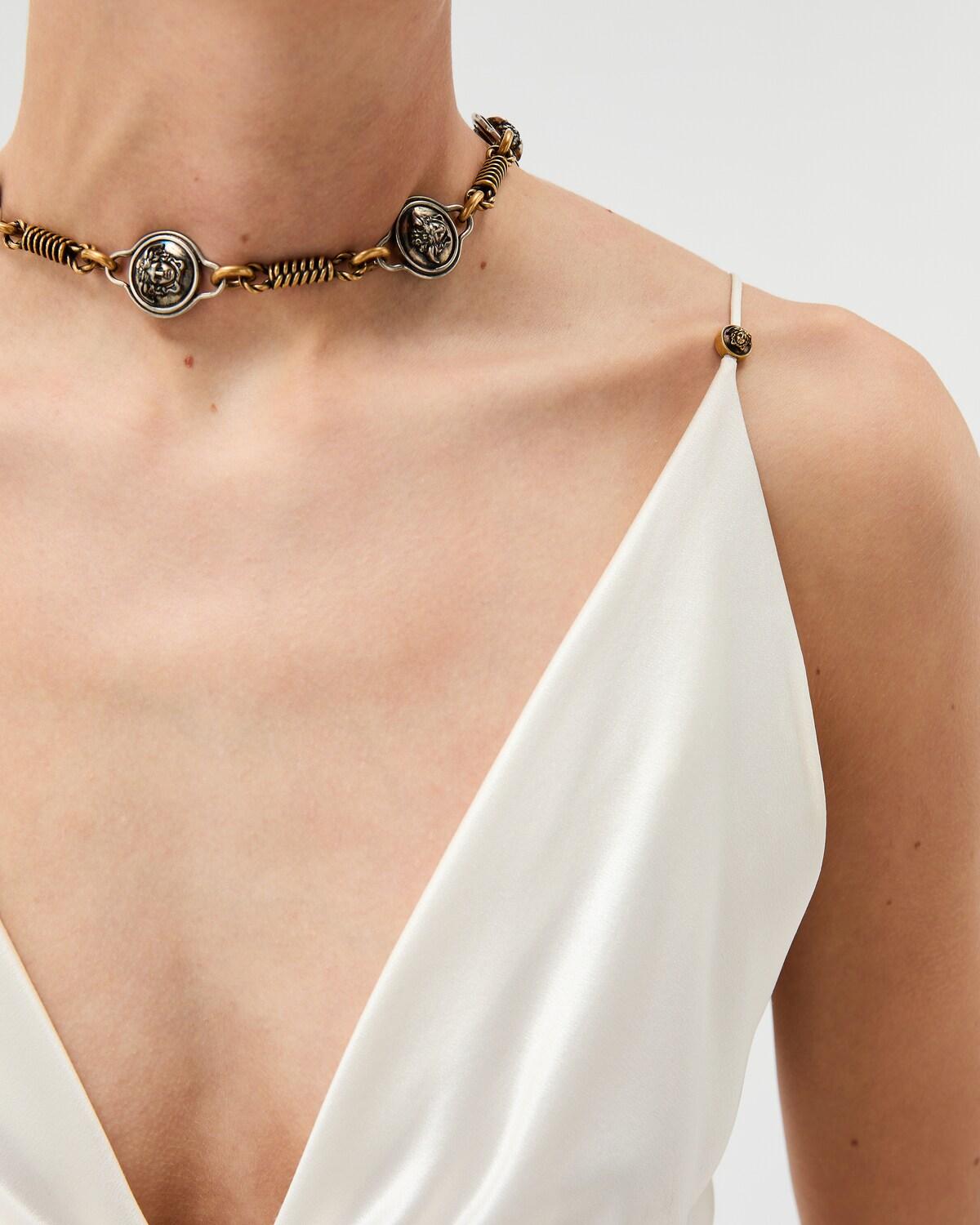 Silk-Satin Mini Dress - Image 5