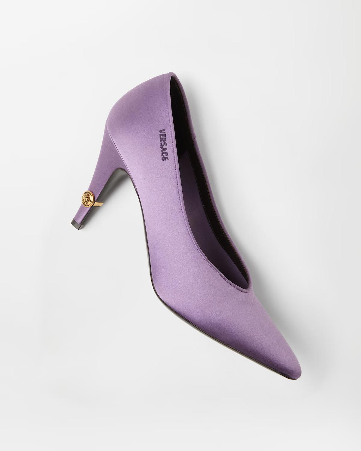 Gianni Satin Pumps 90 mm - Image 3