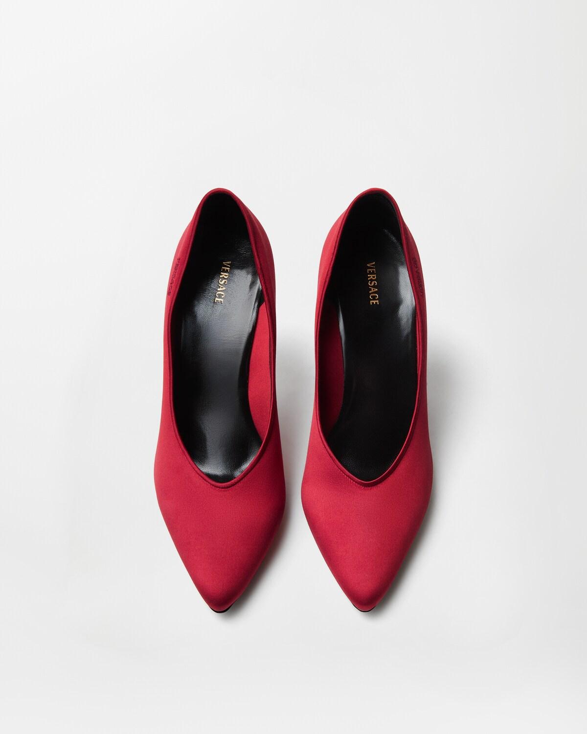 Gianni Satin Pumps 90 mm - Image 3