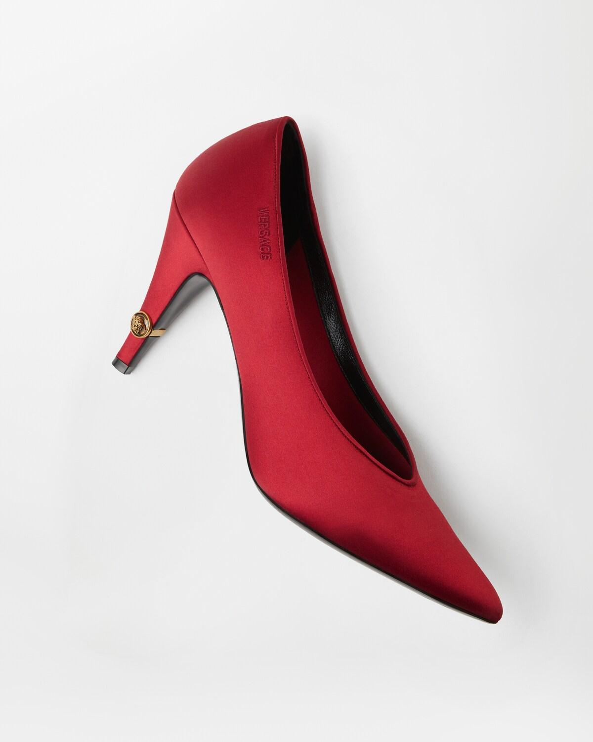 Gianni Satin Pumps 90 mm - Image 4