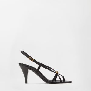 Valentina Satin Sandals 80 mm