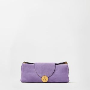 Vivian Suede Clutch