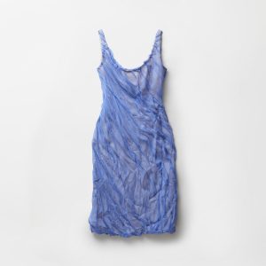 Draped Silk-Chiffon Midi Dress
