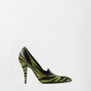Tigre Python-Effect Leather Pumps 105 mm