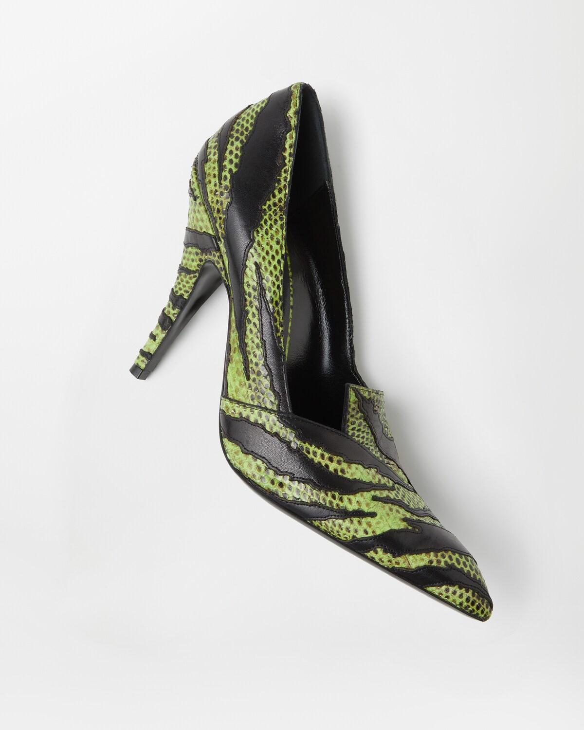 Tigre Python-Effect Leather Pumps 105 mm - Image 3