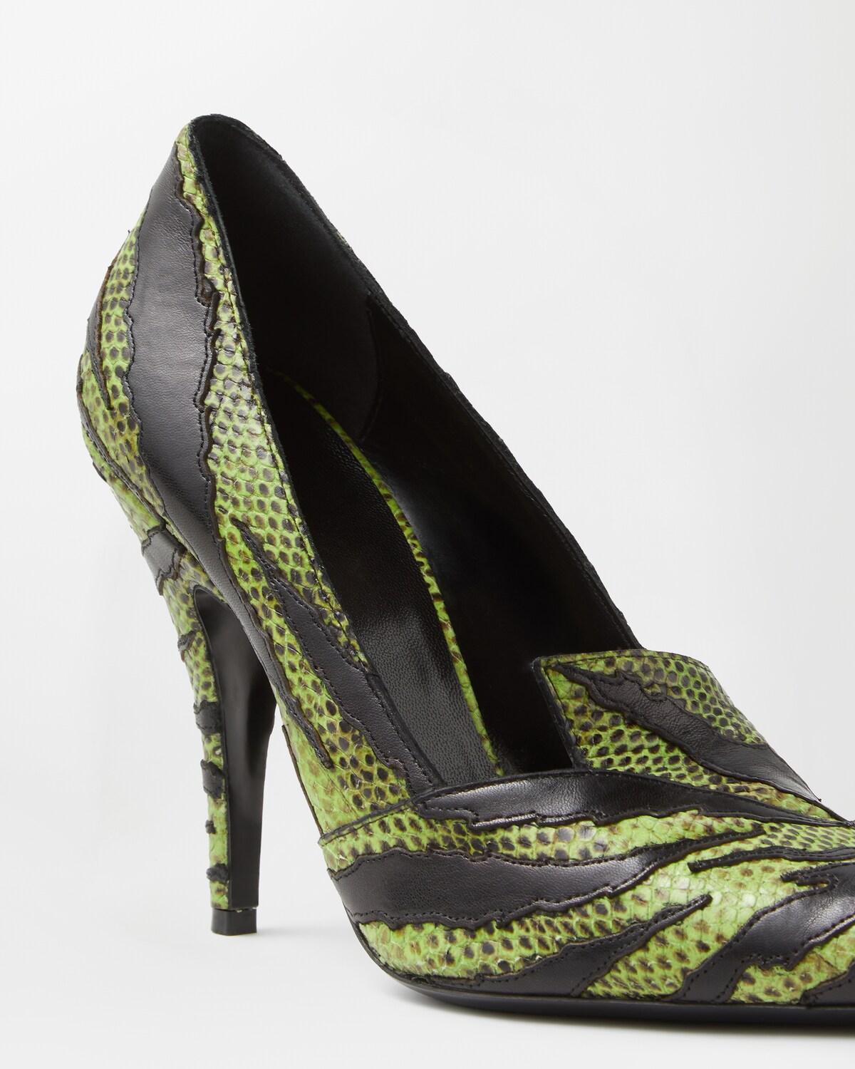Tigre Python-Effect Leather Pumps 105 mm - Image 6