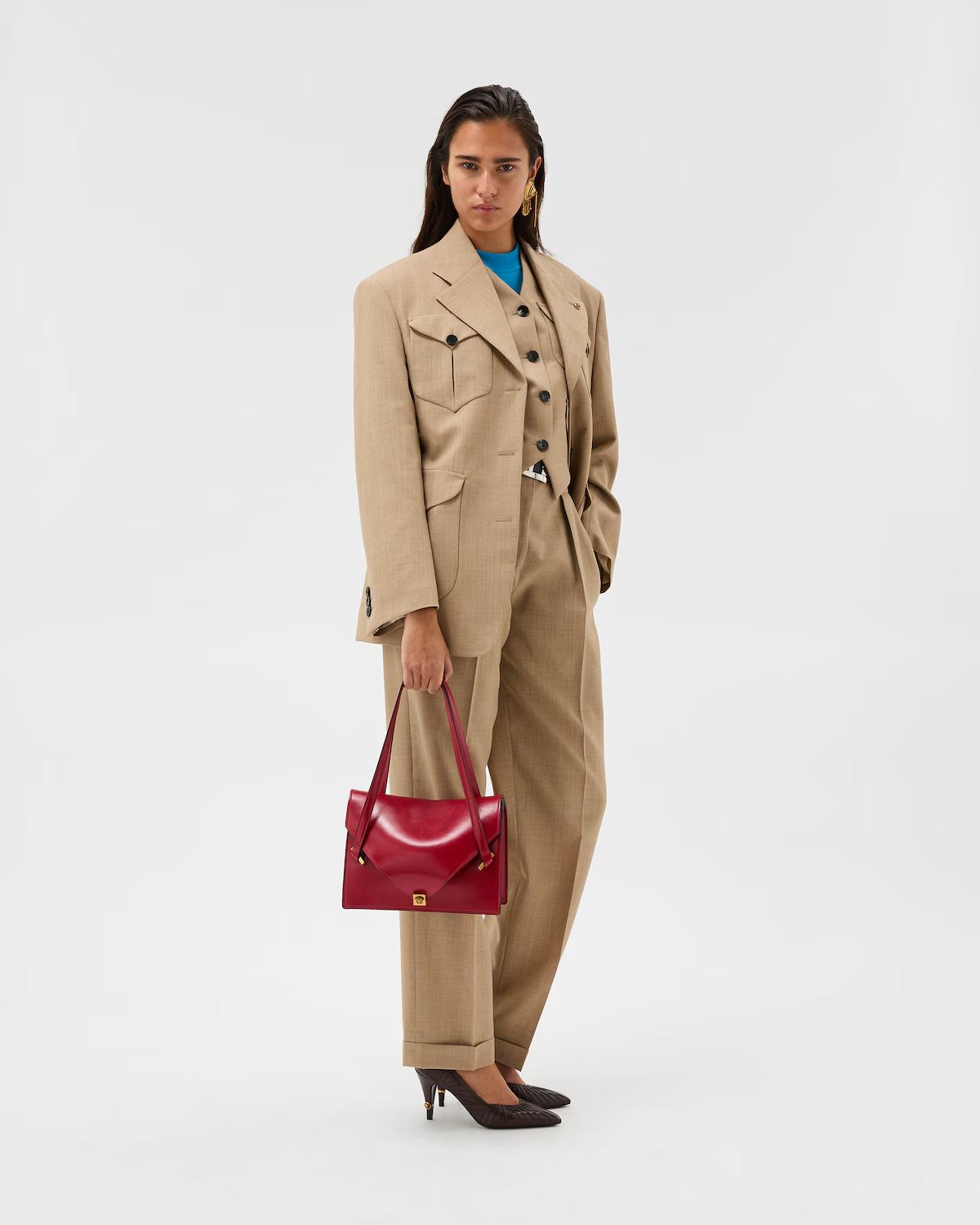 Severine Leather Shoulder Bag - Image 6