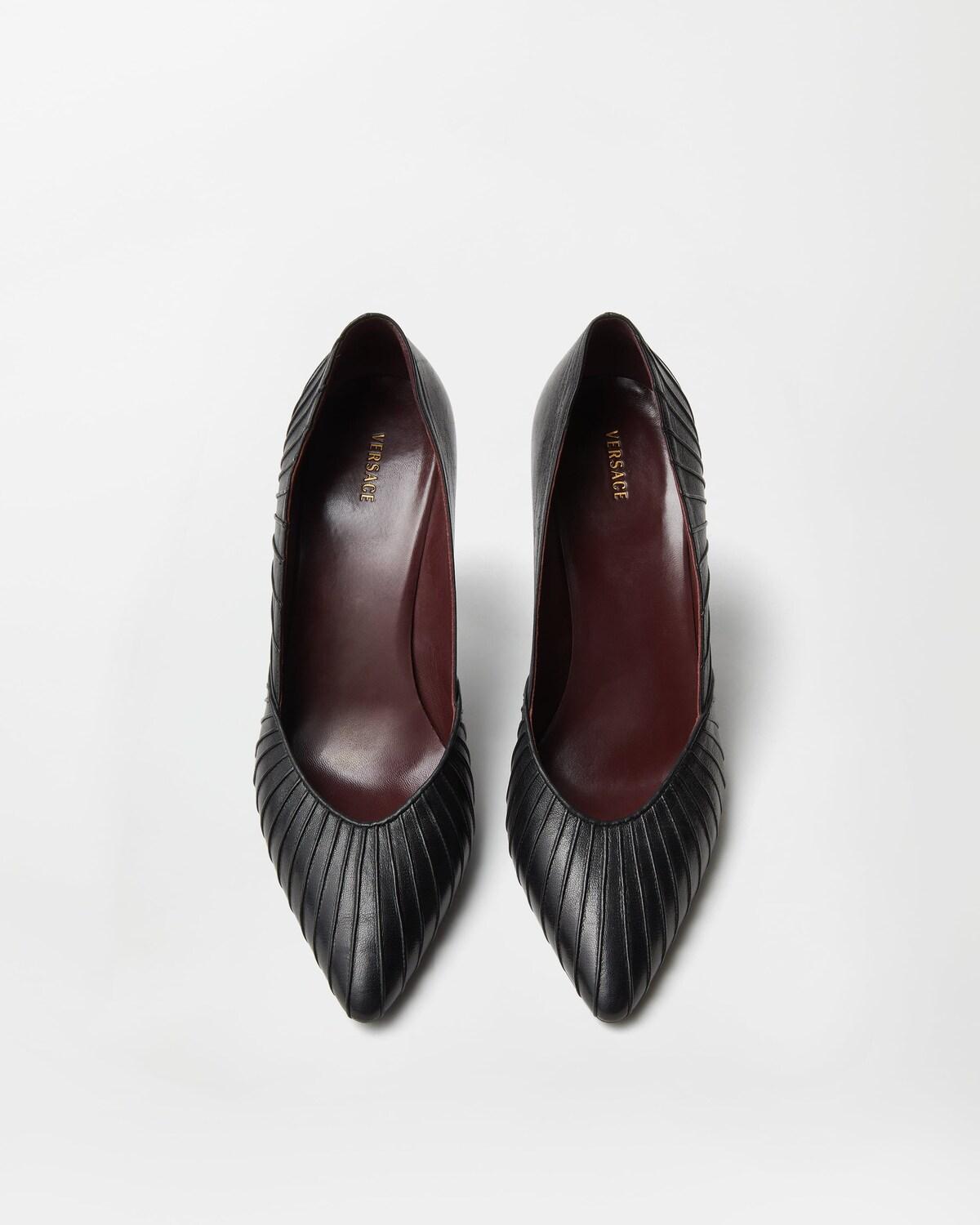 Gianni Leather Pumps 90 mm - Image 3
