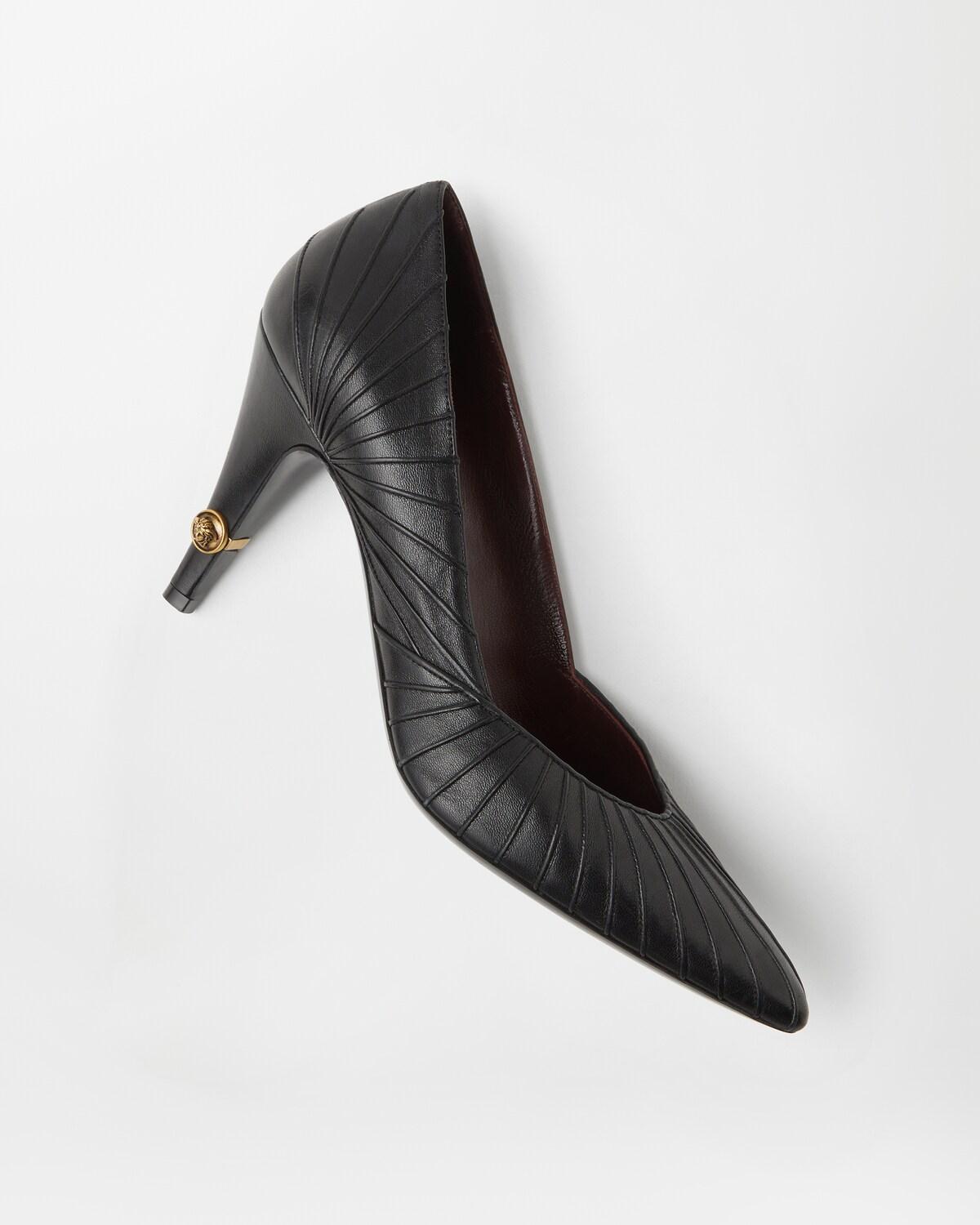 Gianni Leather Pumps 90 mm - Image 4