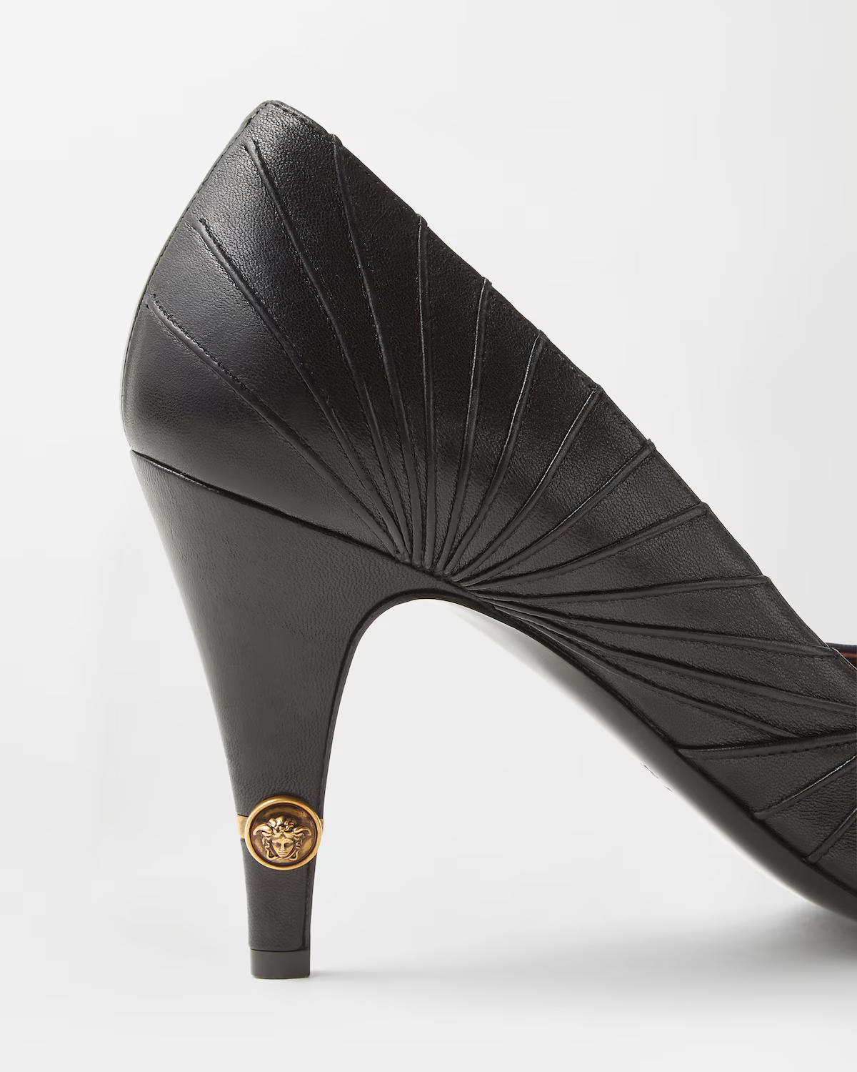 Gianni Leather Pumps 90 mm - Image 7