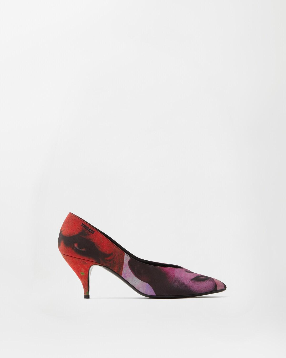 Tina Printed Silk Faille Pumps 65 mm