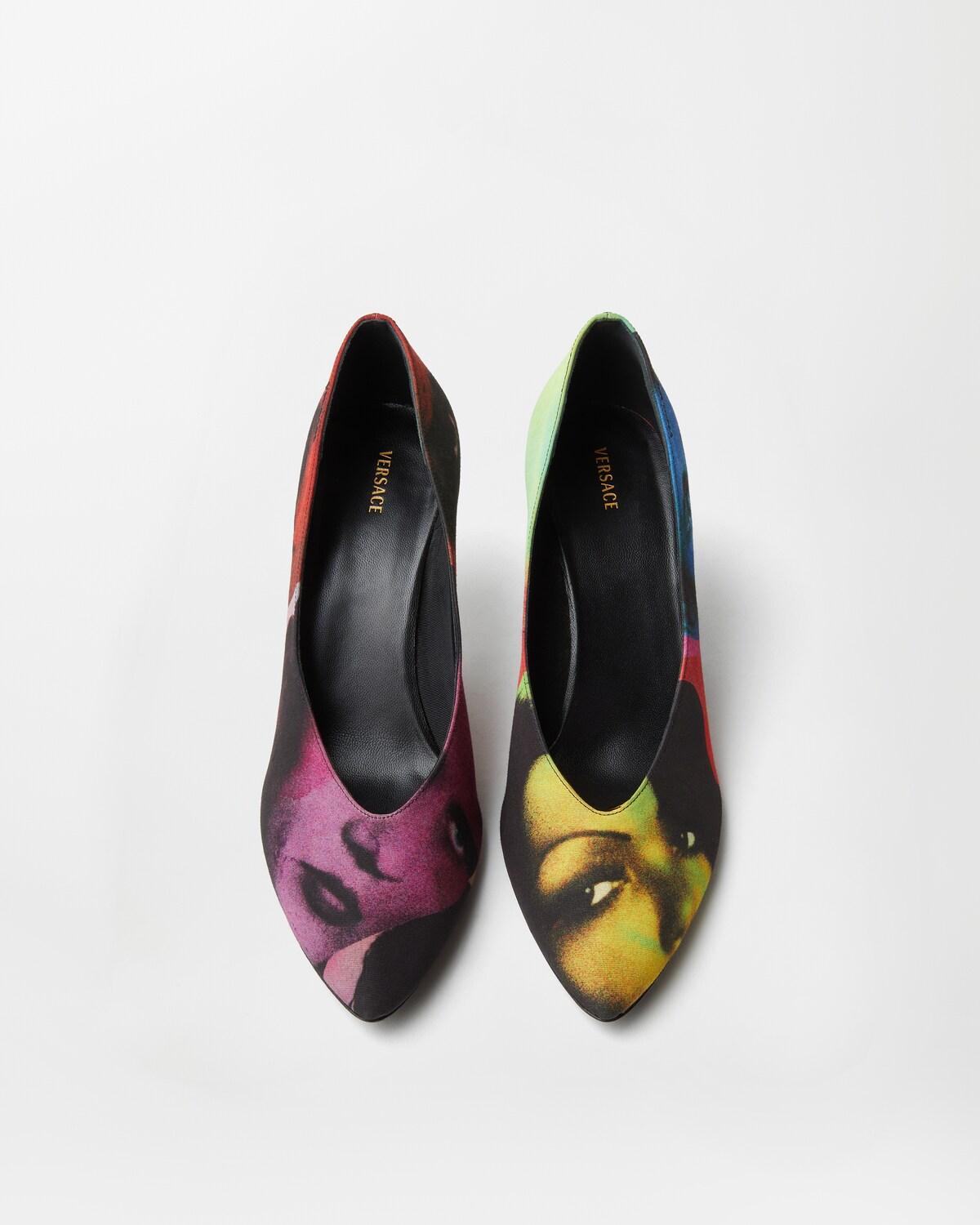 Tina Printed Silk Faille Pumps 65 mm - Image 3