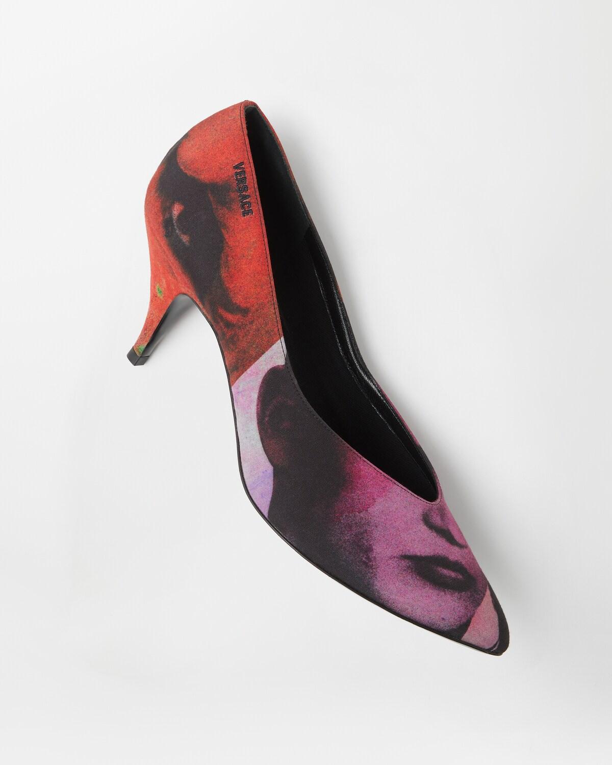 Tina Printed Silk Faille Pumps 65 mm - Image 4