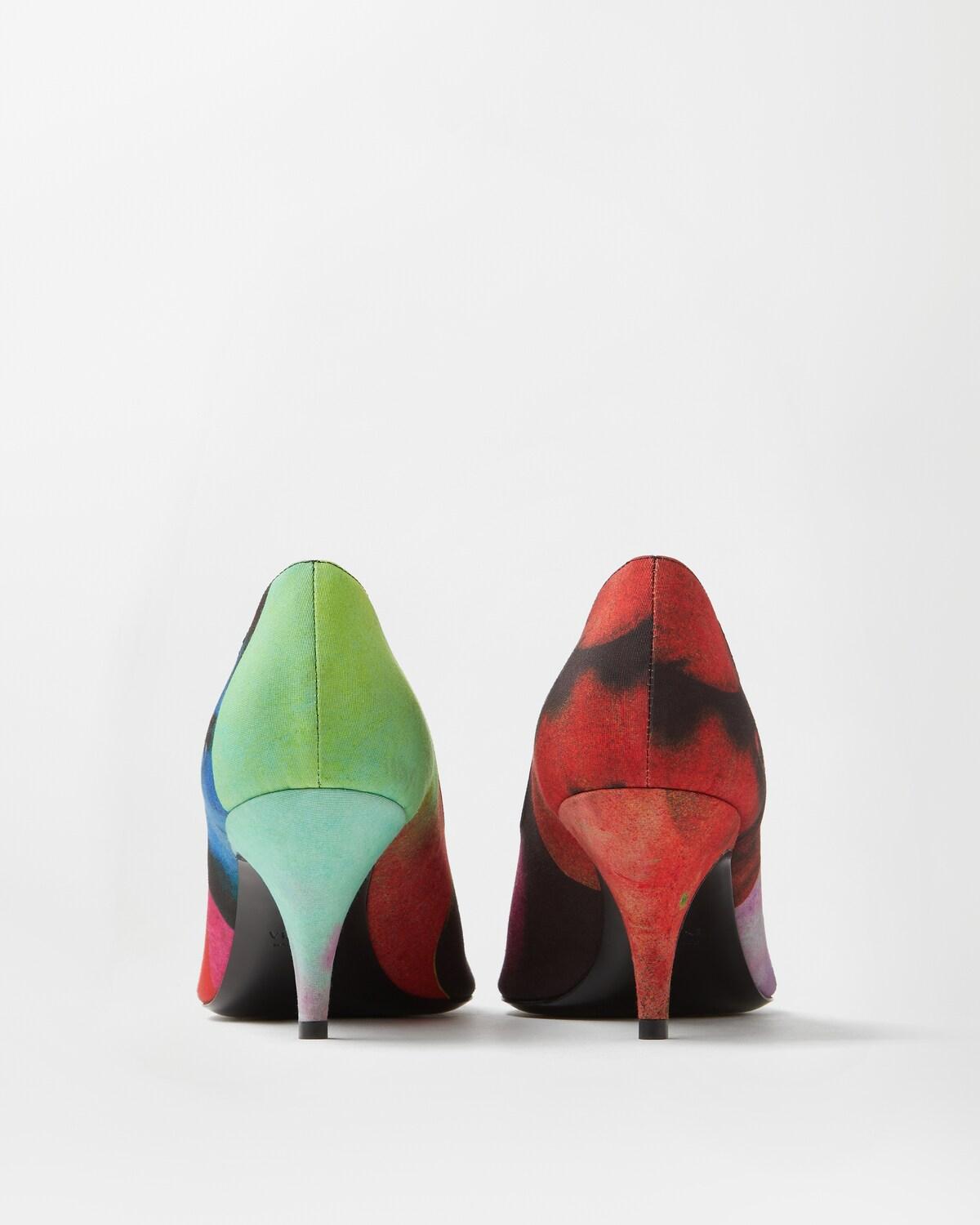 Tina Printed Silk Faille Pumps 65 mm - Image 5