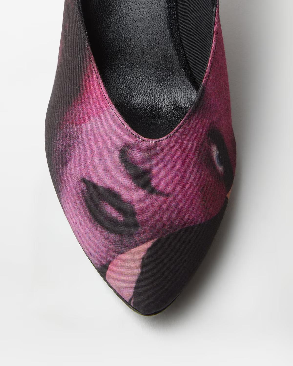 Tina Printed Silk Faille Pumps 65 mm - Image 6