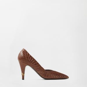 Gianni Leather Pumps 90 mm