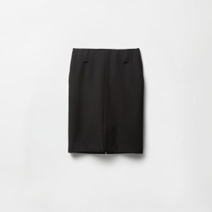 Wool Pencil Skirt