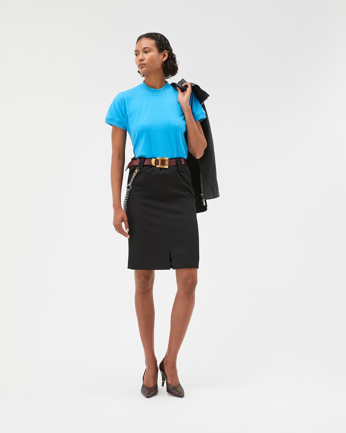 Wool Pencil Skirt - Image 2