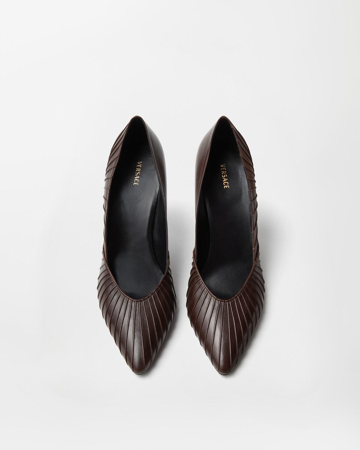 Gianni Leather Pumps 90 mm - Image 2