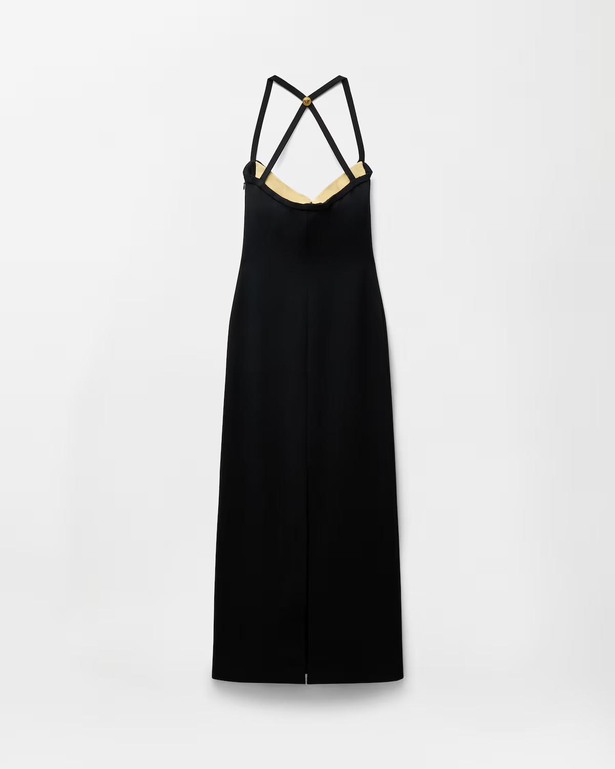 Compact Viscose-Jersey Long Dress - Image 3