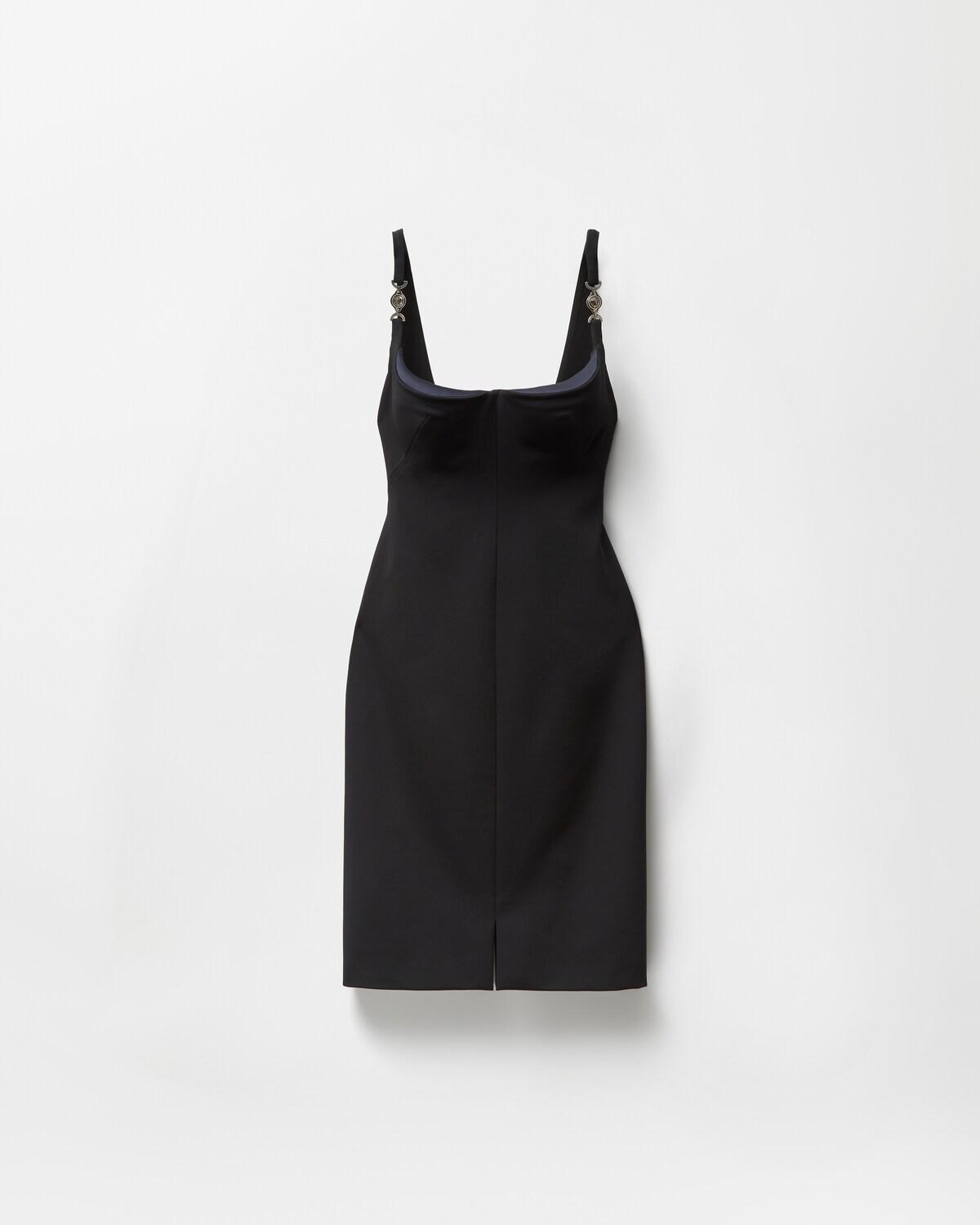 Compact Viscose-Jersey Midi Dress