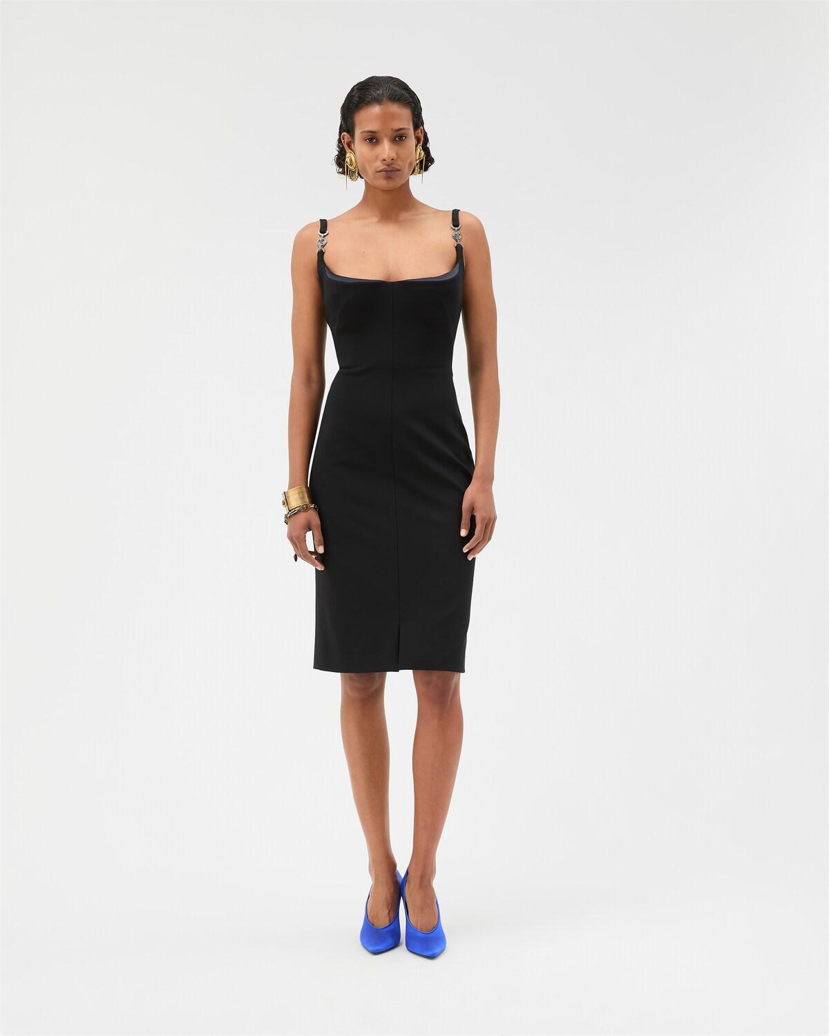 Compact Viscose-Jersey Midi Dress - Image 2