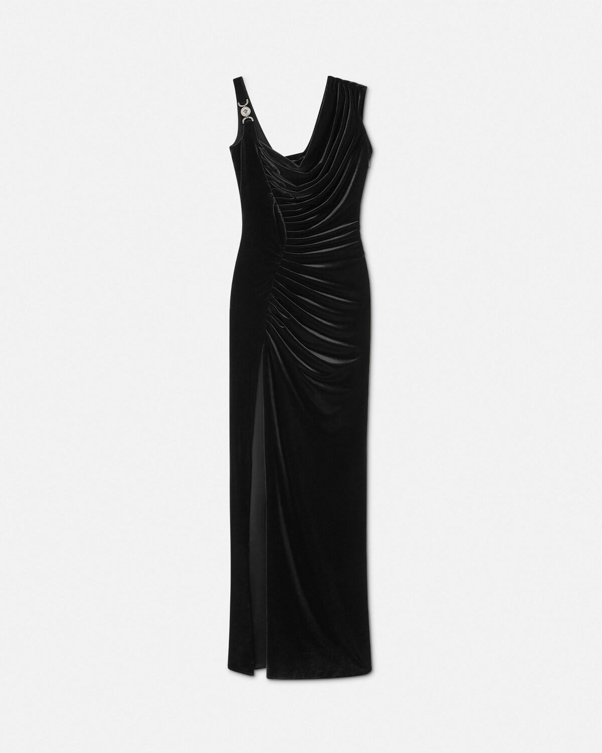 Velvet Draped Gown