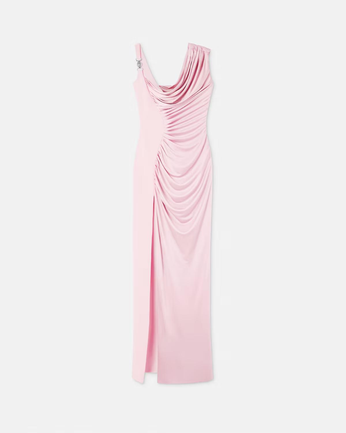 Viscose Liquid Jersey Draped Gown