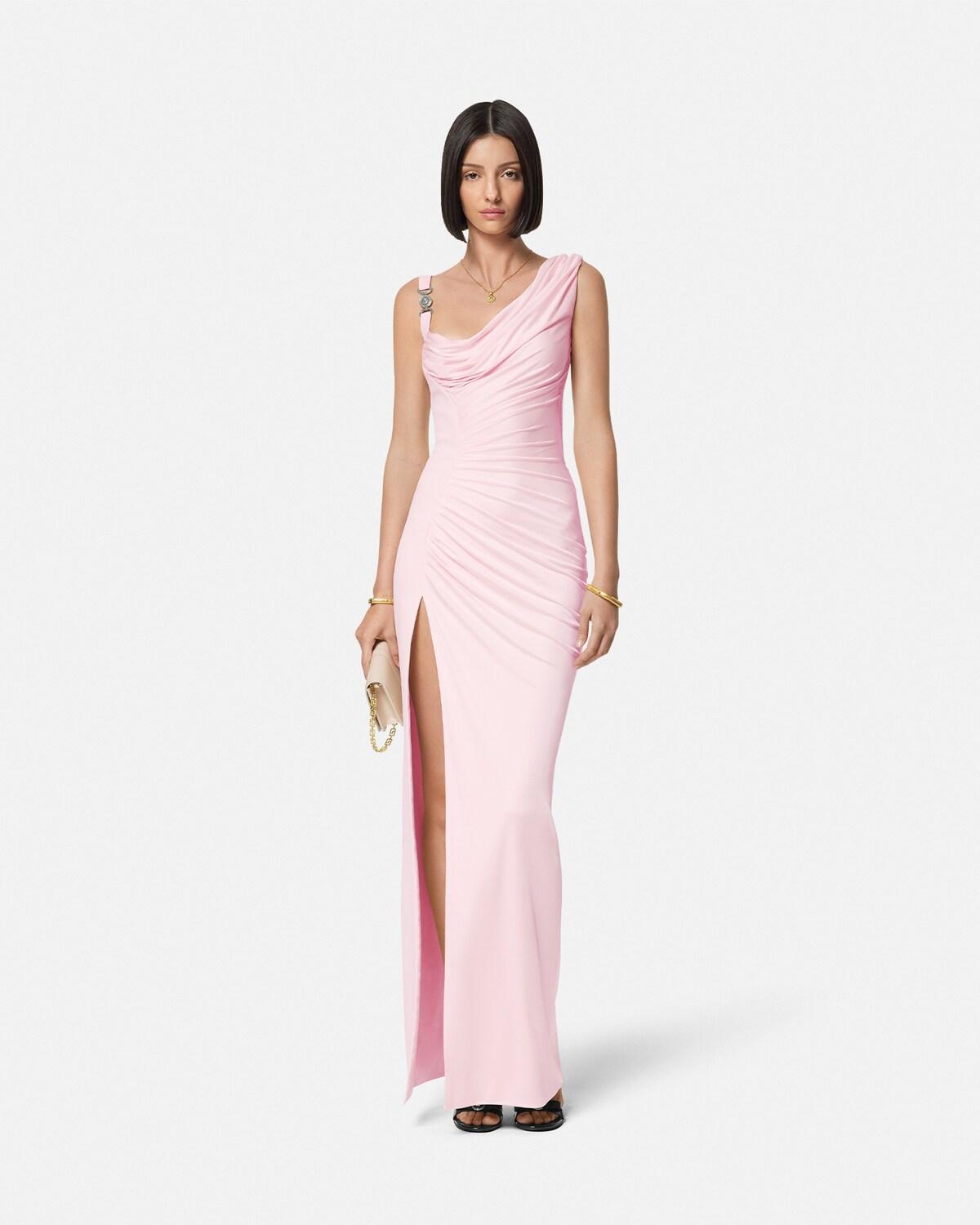 Viscose Liquid Jersey Draped Gown - Image 2