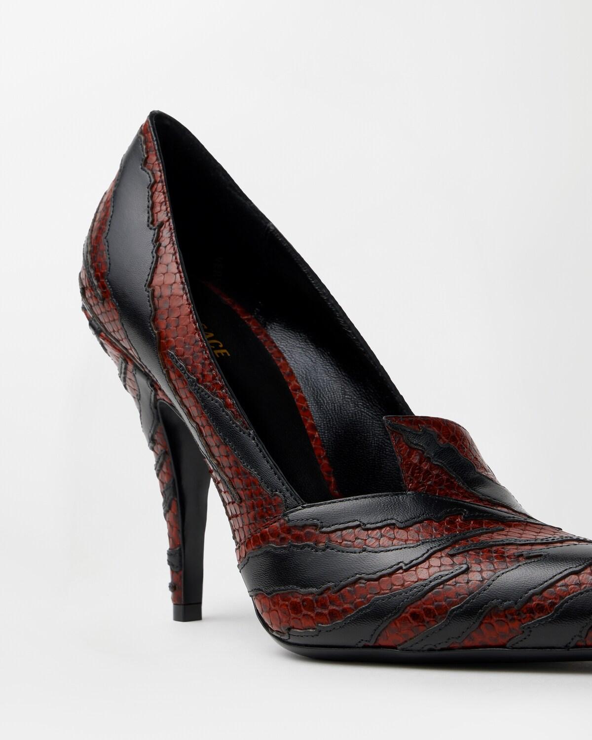 Tigre Python-Effect Leather Pumps 105 mm - Image 6