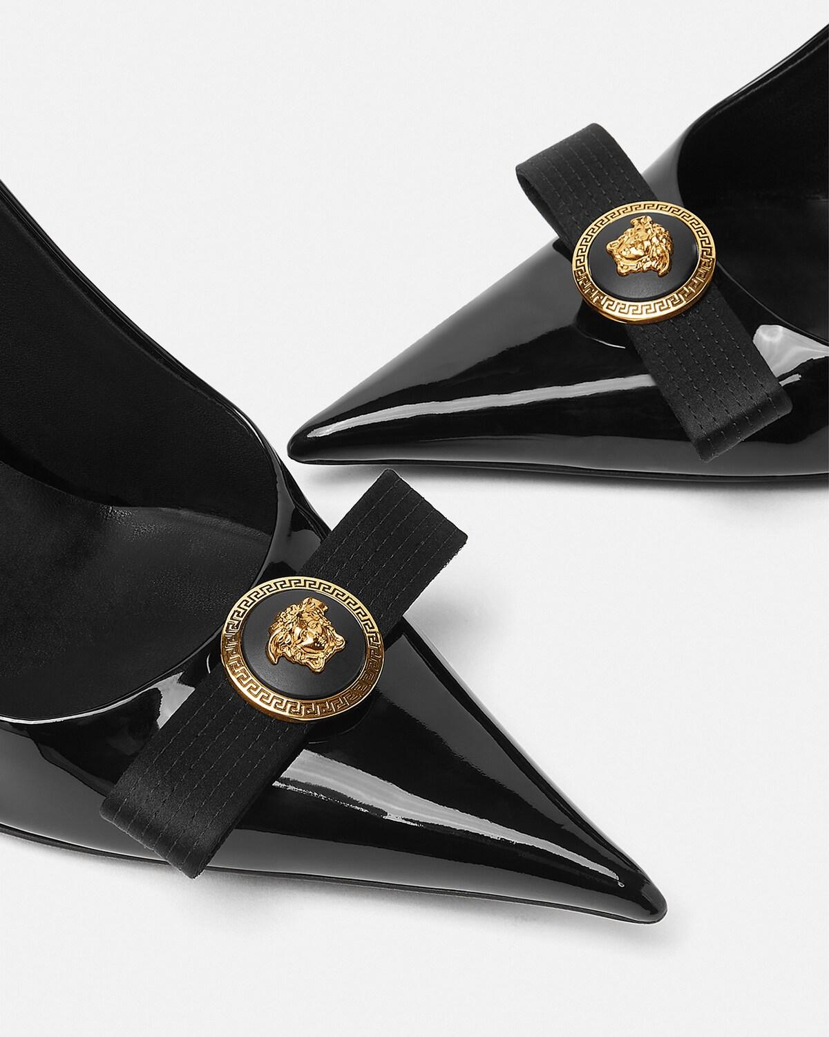 Gianni Ribbon Patent Pumps 110 mm - Image 4