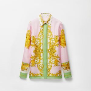 Printed Silk Twill Shirt