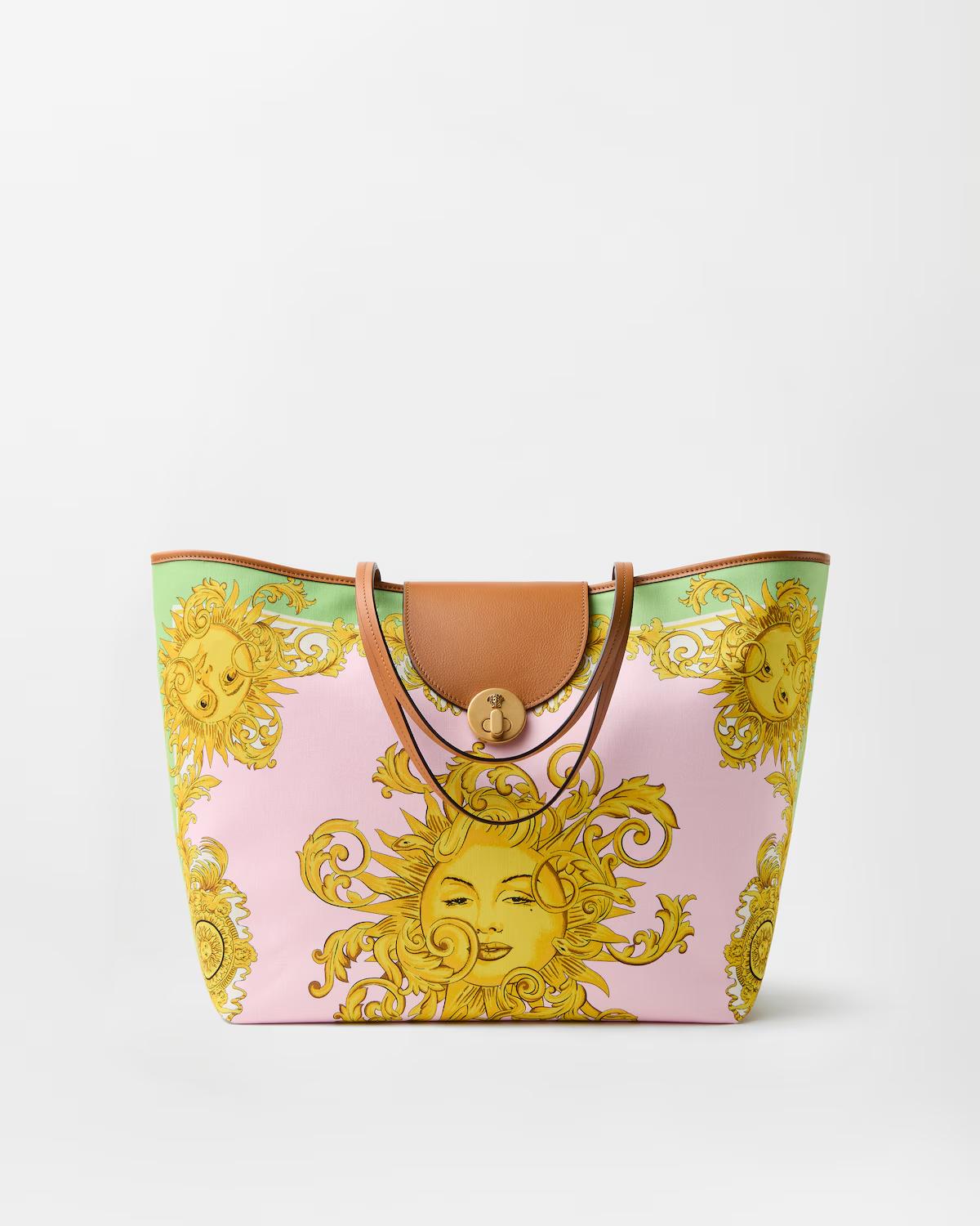 Vivian Printed Large Canvas Tote