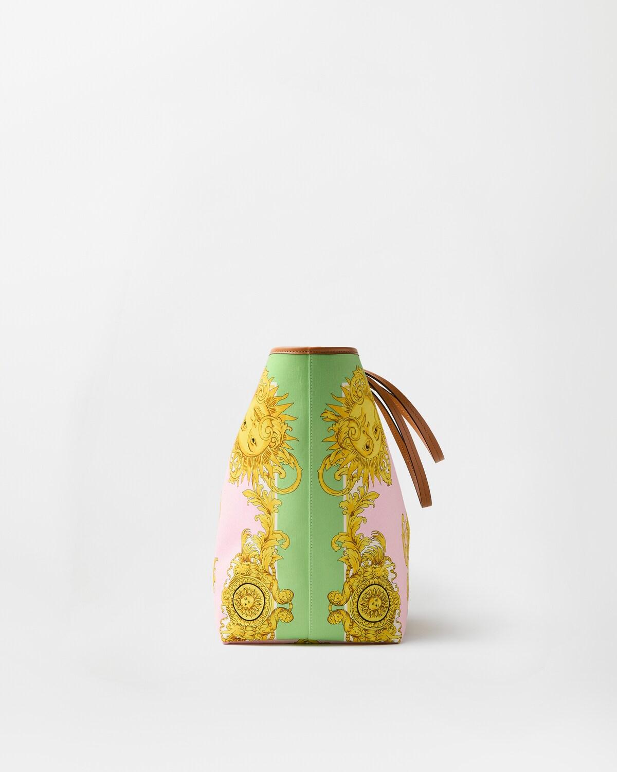 Vivian Printed Large Canvas Tote - Image 2