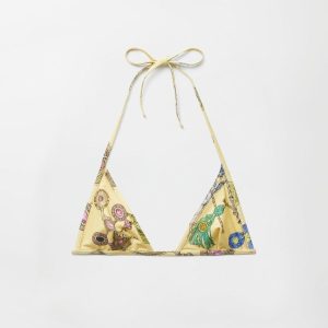 Printed Bikini Top
