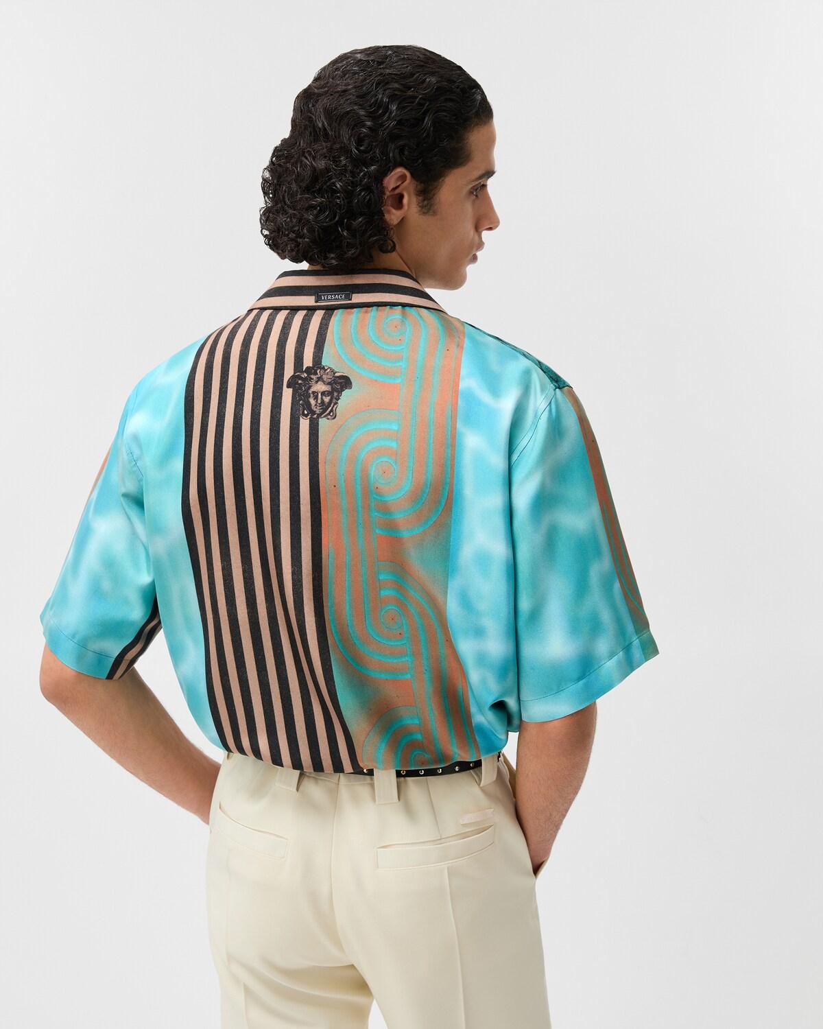 Printed Silk Twill Shirt - Image 3