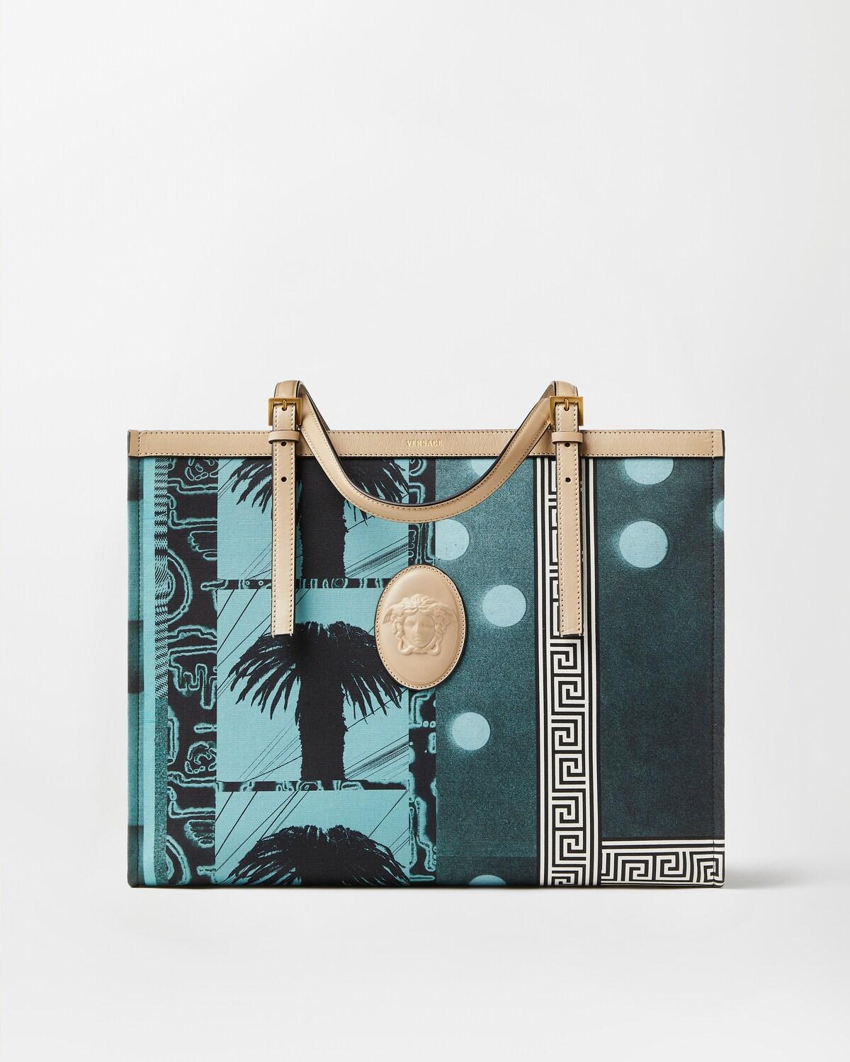 Rivi??re Printed Large Canvas Tote