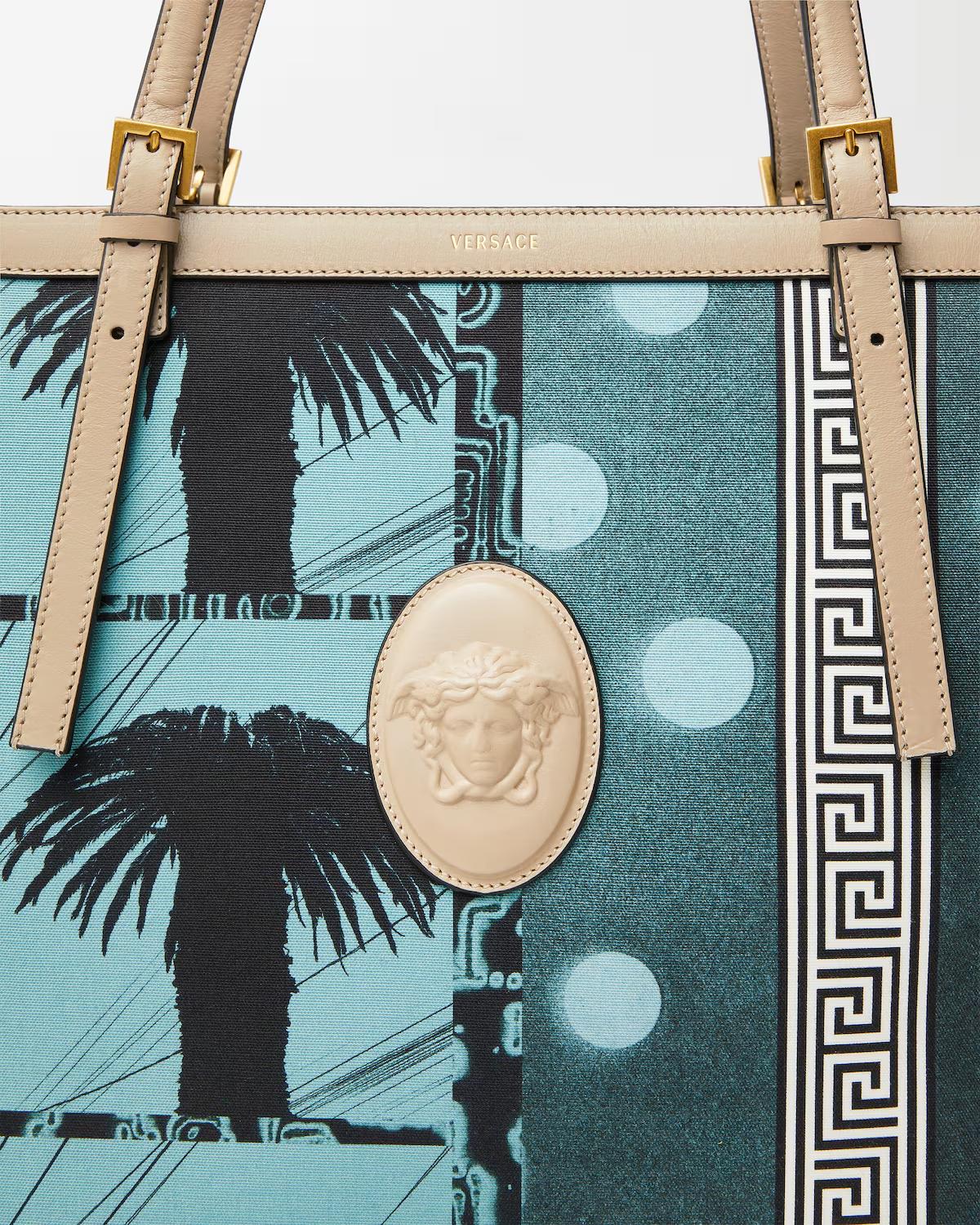 Rivi??re Printed Large Canvas Tote - Image 4