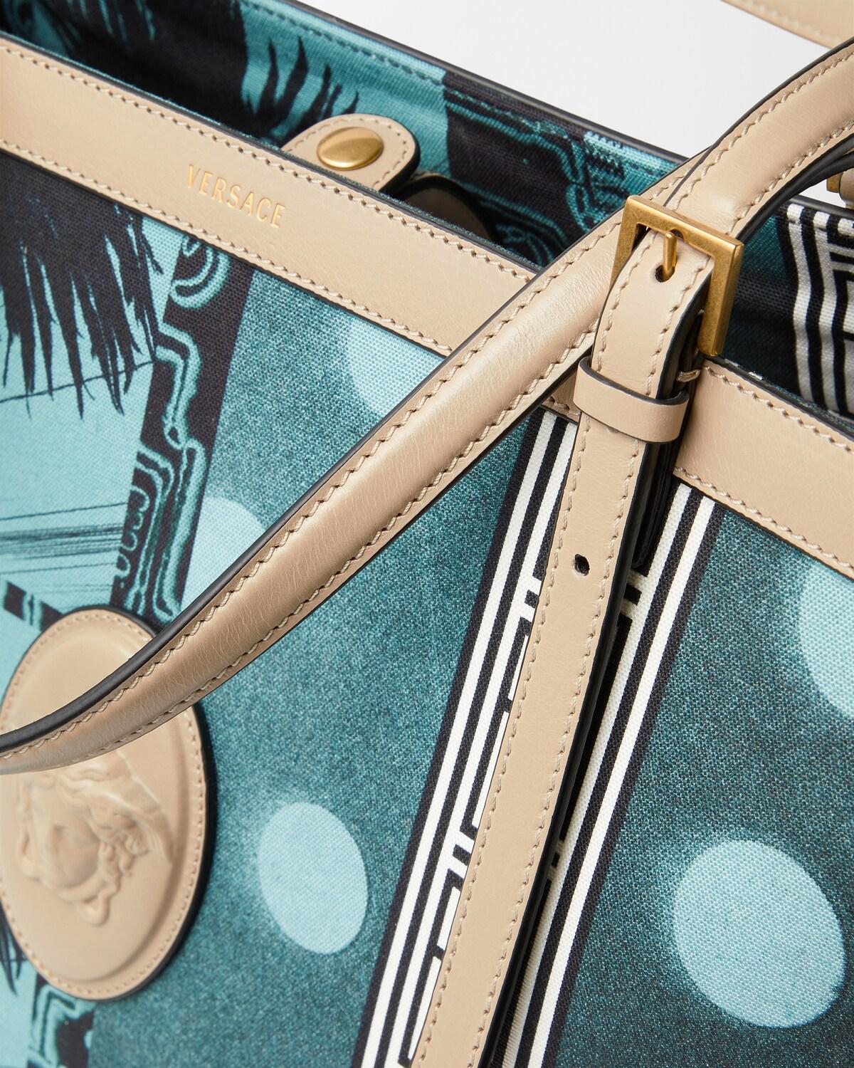 Rivi??re Printed Large Canvas Tote - Image 8