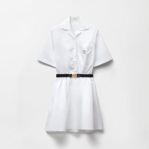 Cotton-Poplin Mini Dress