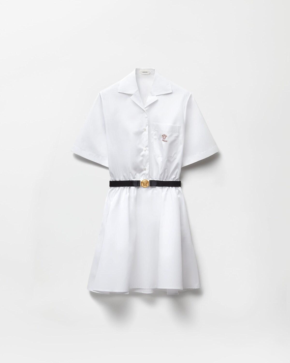 Cotton-Poplin Mini Dress
