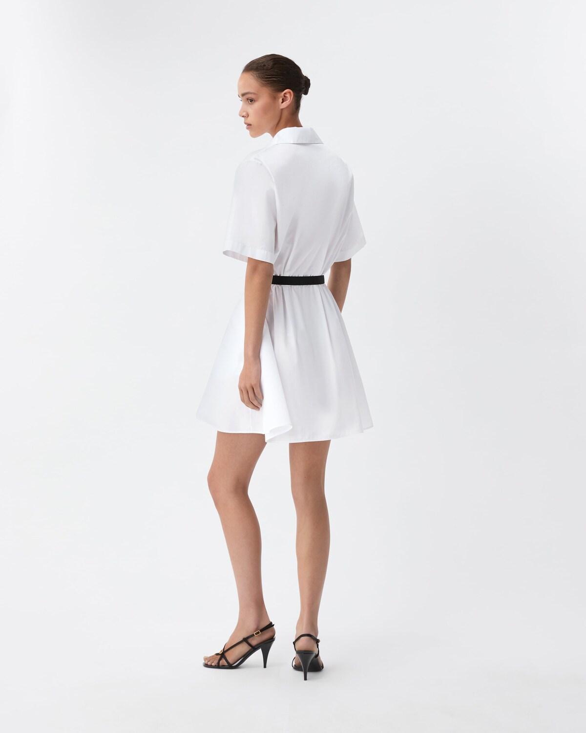 Cotton-Poplin Mini Dress - Image 3
