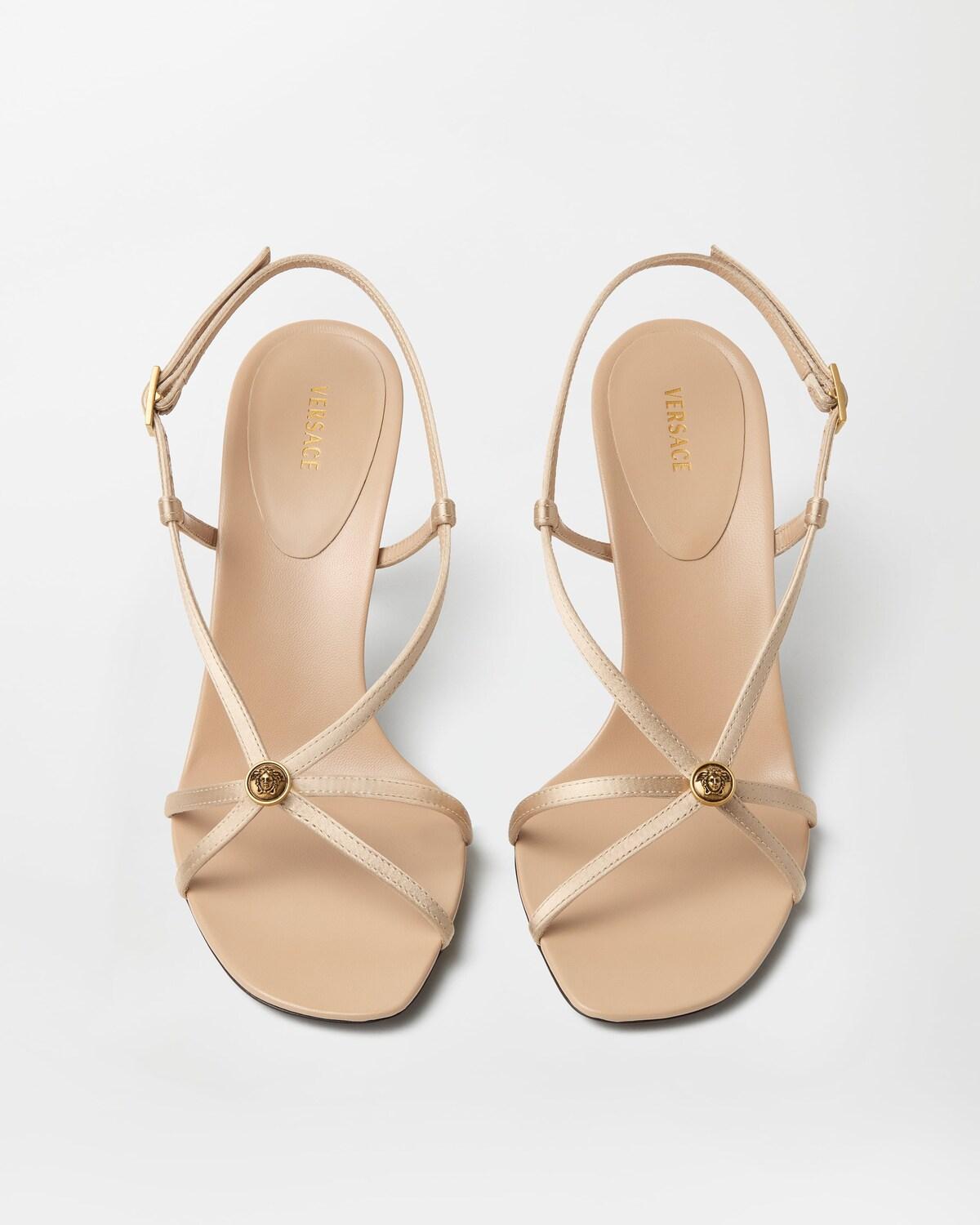 Valentina Satin Sandals 80 mm - Image 2
