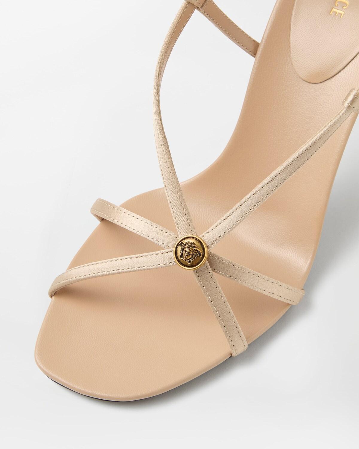 Valentina Satin Sandals 80 mm - Image 4