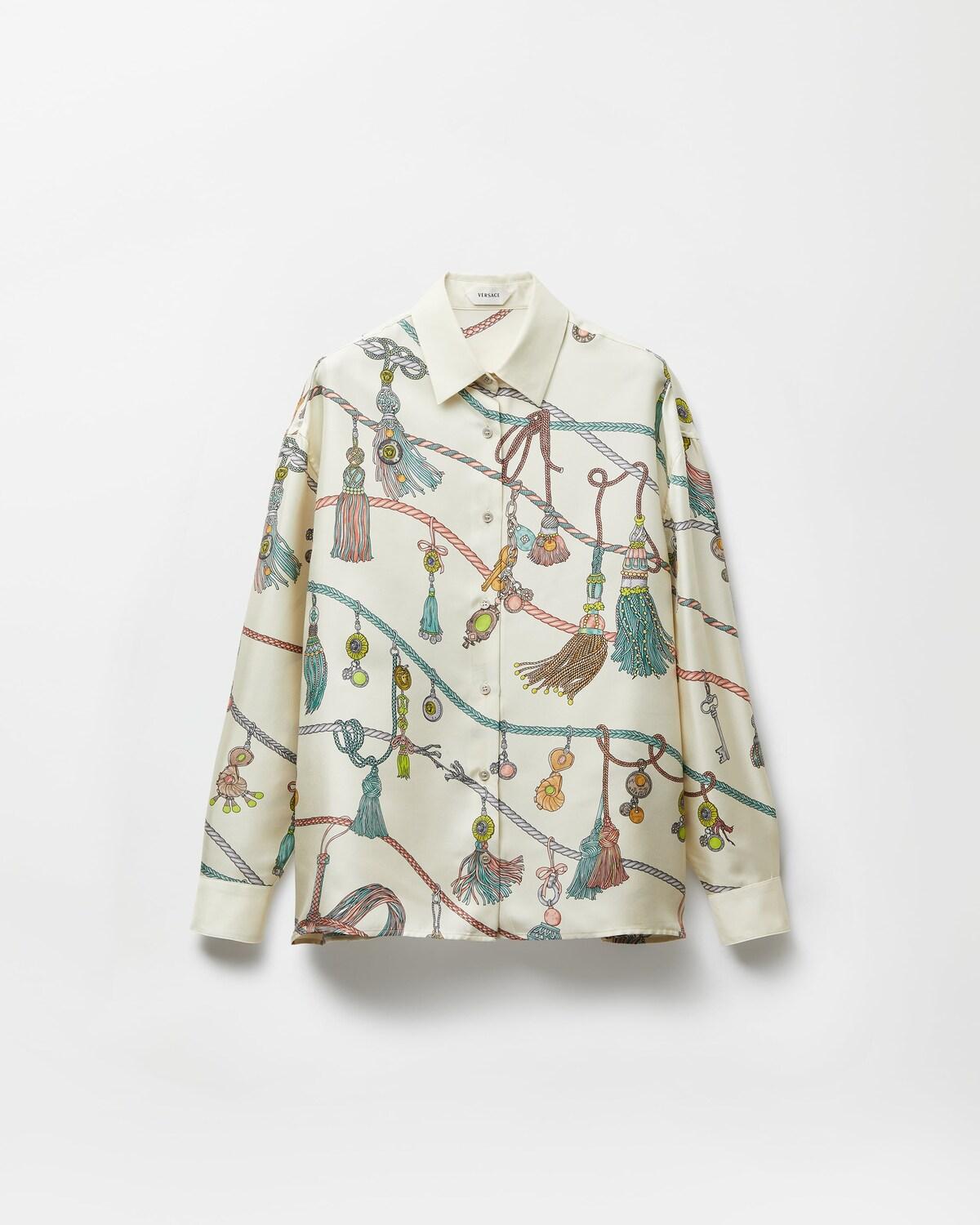 Printed Silk Twill Shirt
